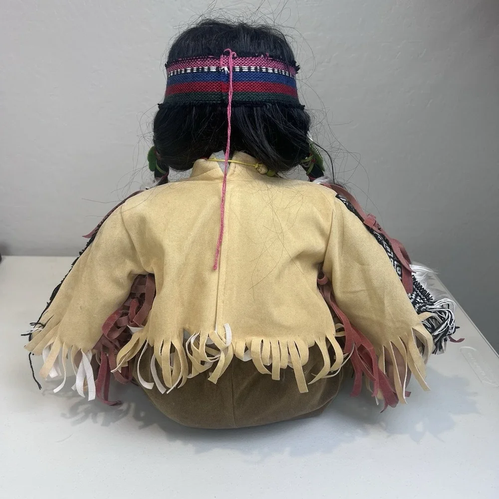 Eskimo Baby Indian 21" Tall Doll "Cathy's Collection" #417/5000 Porcelain Native - Picture 6 of 10